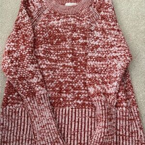 Universal Thread Marled Red and White Sweater